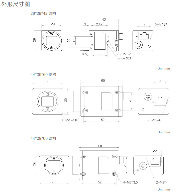 CA系列GigE工業面陣相機